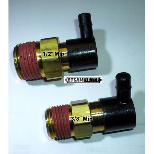 Thermal Relief Valve 145 Degrees F 3/8in Mip X 1/4in Plastic Barb Control Devices Inc 201309023