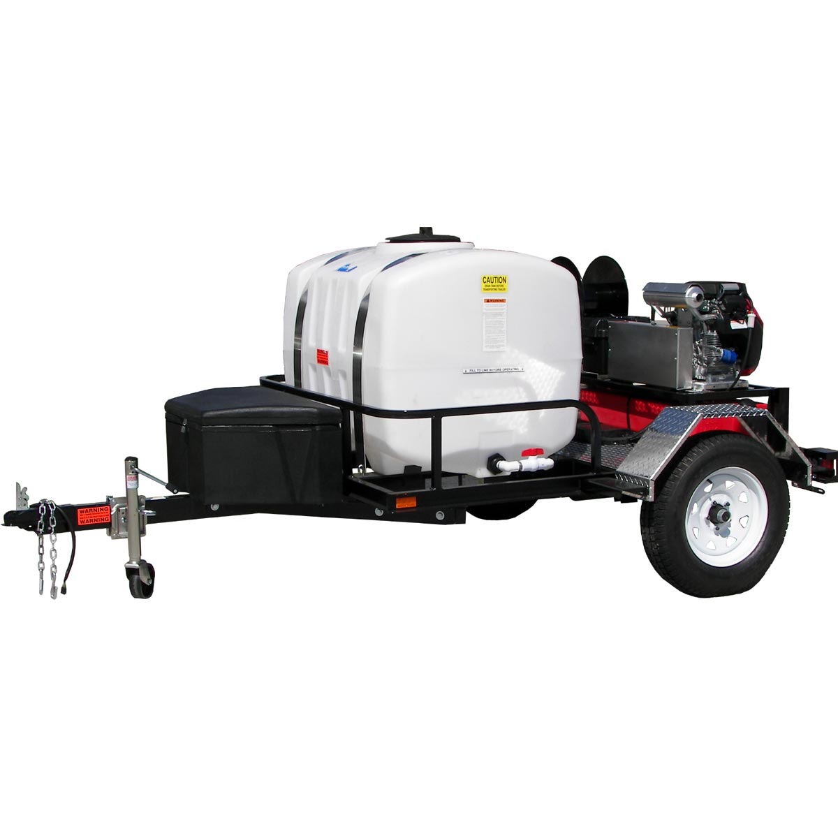 TRHDCV8030HG Pressure Pro GP Pressure Washer Tow-Pro Trailer Outfit 3000 PSI  8.0 GPM Freight Included