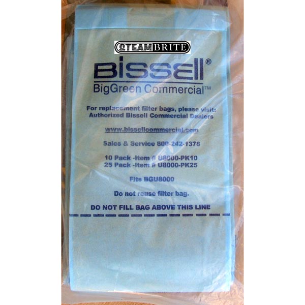 Bissell U8000-PK10 Vacuum Cleaner Bags 10 pack