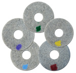 Innovative Surface Solutions Viper Spinergy Diamond 5 Inch Monkey Pads Set Of 5 800 1500 3000 8000 11000 Grit ASP05