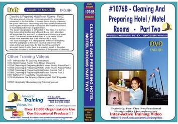 American Training Videos Hospitality Series 1076B Hotel/Motel Room Cleaning and Preparing Part 2
