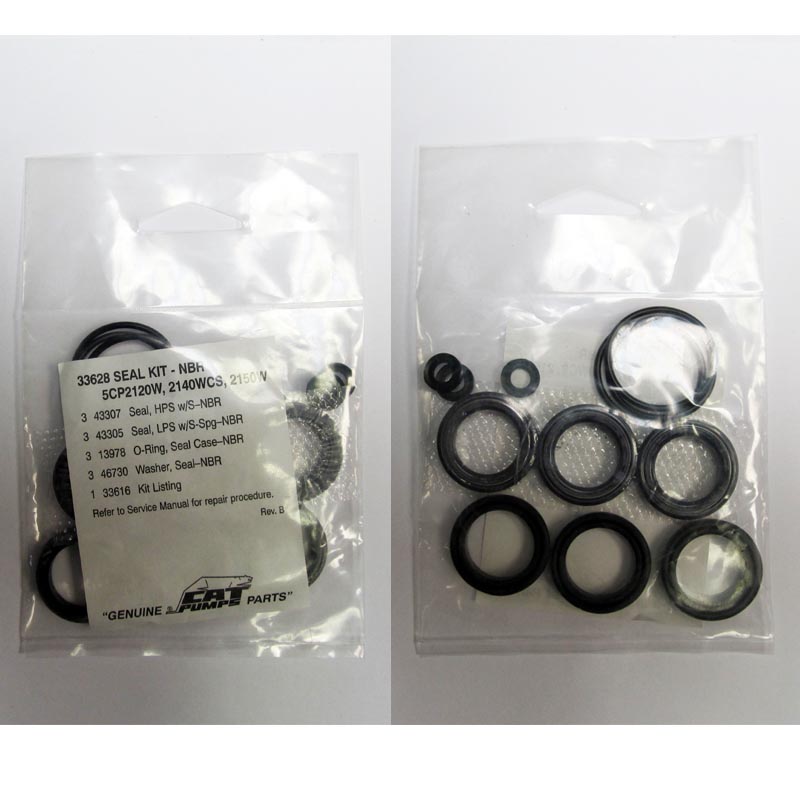 Cat Pumps Seal kit 33628 for 5CP2120W / 5CP2140WCS / 2150W