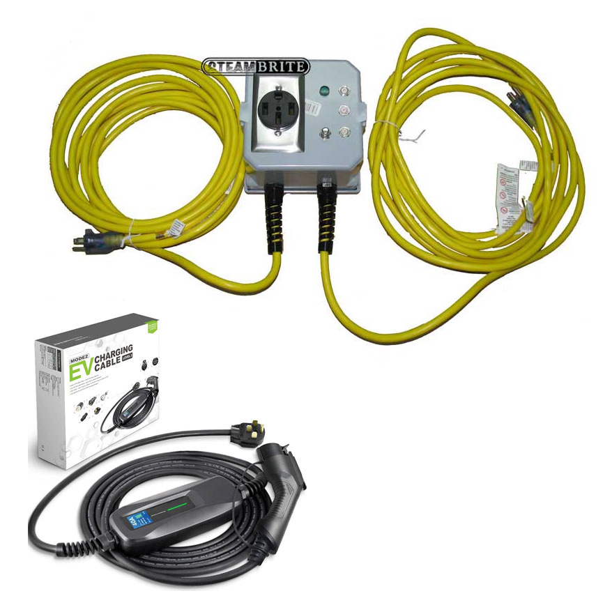 Rivian R1S SUV Compatible 40Amp Type1 Level2 J1772X23Ft 14-50p Electric Ev Charger 20230824 Travel Cable 653341065940