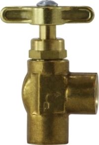 Midland 46798, 1/8in Fip Screwed Bonnet Brass Needle Valve, 122440 Heat Bypass or Chemical injection -- B112