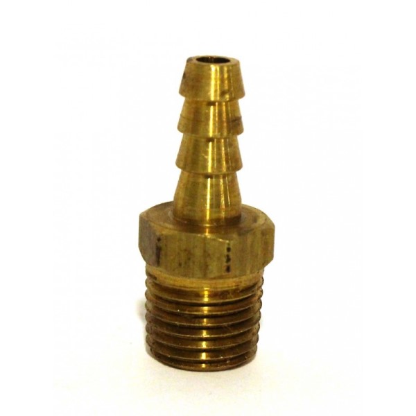 Karcher Brass Hose Check Barb Viton 1/4″ MPT x 1/4″ Barb 8.904-389.0