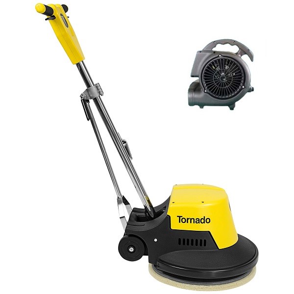 20231351 Tornado Brute 97564B 20 inch Rotary Floor Machine 175 rpm and Air Mover Freight Included