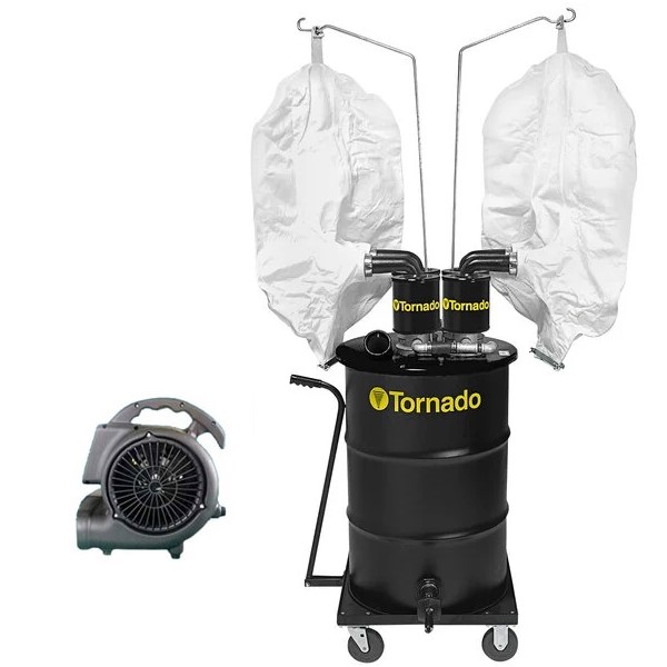 20231320 Tornado 98451 Jumbo Air Series Vacuum External Filter Quad Wet/Dry and Air Mover Freight Included