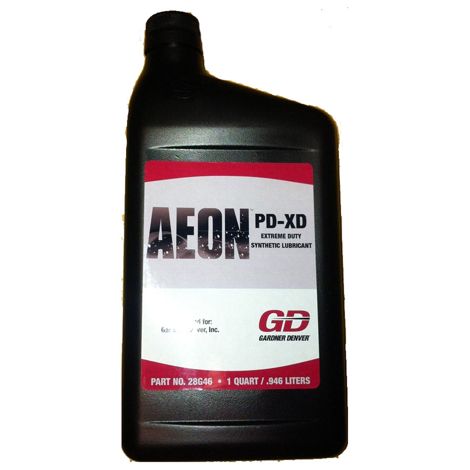 Gardner Denver 28G46 Brand Blower Oil Aeon PD-XD Full Synthetic Formula Extra Heavy Duty for High Heat Applications 28G47-QT