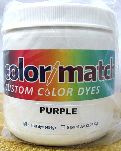 Color Match Carpet Dye - Purple No27 - 1LB 27