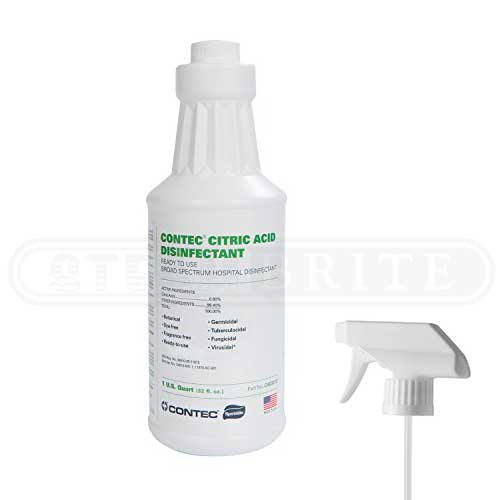Sporicidin Contec Citric Acid Disinfectant 32oz Qt cad3212  1621-5550