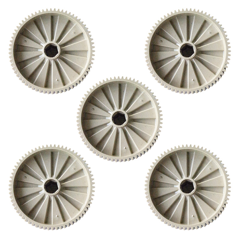 CRB Cleaning Systems E40-5 66 mm Gear With No Bearings 5 Pack Repair kit for CRB Floor Scrubber Machine TM4 and TM5