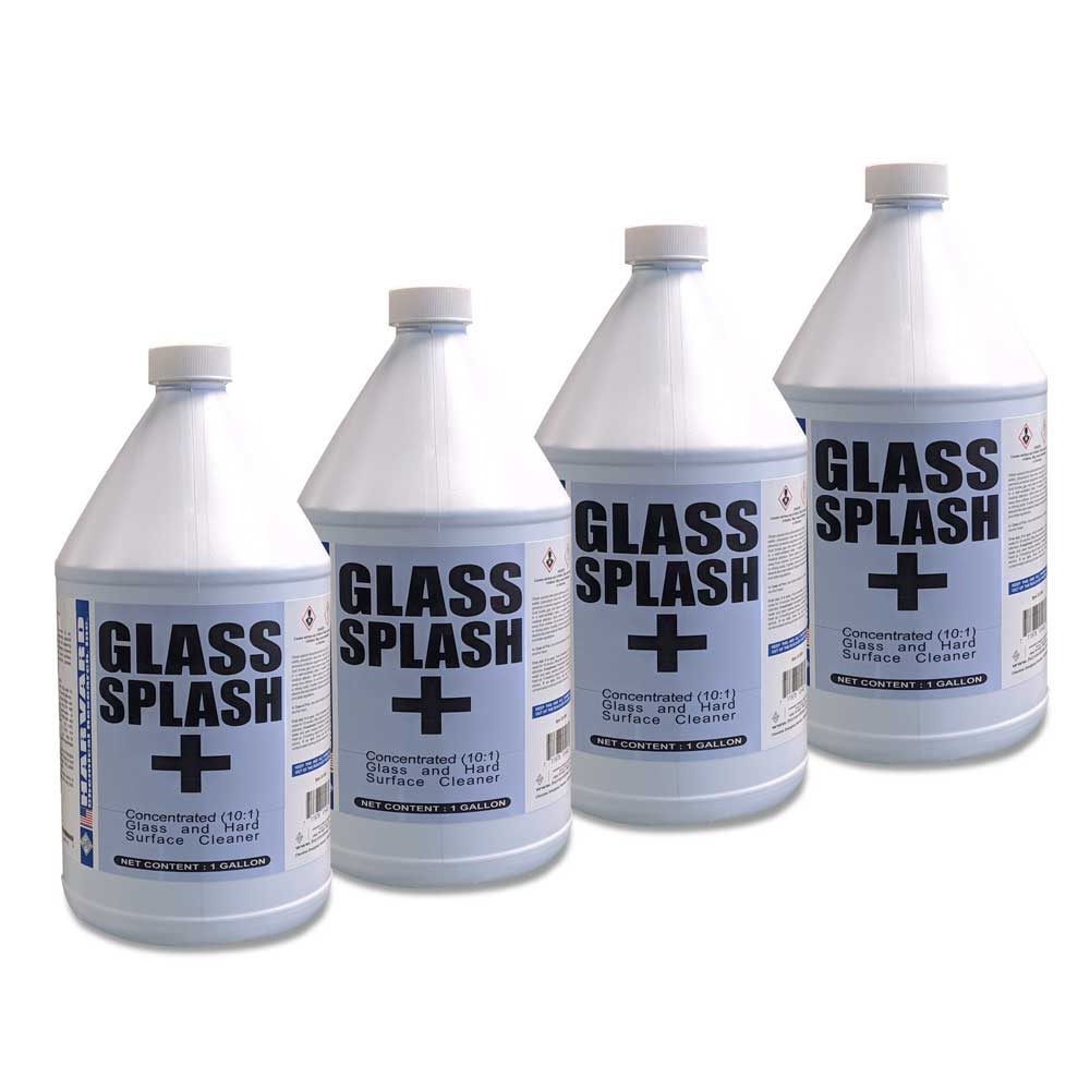 Harvard Chemical 341504 Glass Splash Plus 15-1 Concentrated Glass and Hard Surface Cleaner 4/1 Gallon Case