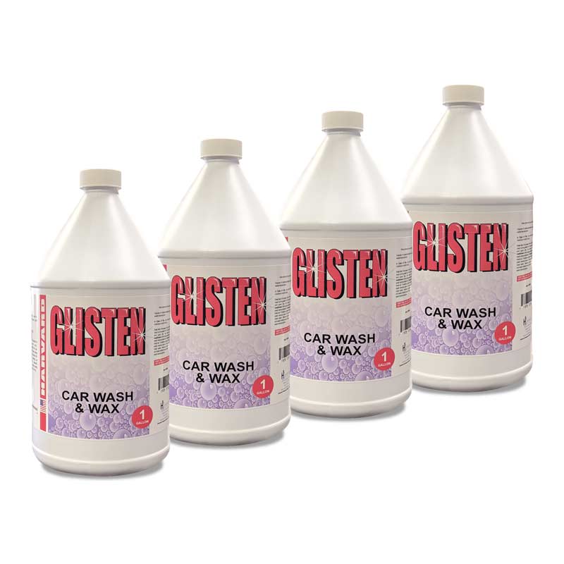 Harvard Chemical 239604 Glisten Manual Automotive Hand Wash and Wax Detergent 4 x 1 Gallon case 2396