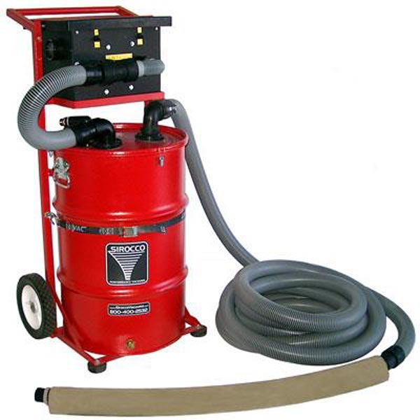 Sirocco PEV2/30 Pressure Washer Vacuum Recovery 200cfm Dual 3 stage 145in Water Lift 30 gallon Tank Package [PEV2-30]