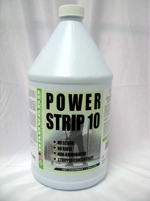 Harvard Chemical Power Strip 10 No Rinse Stripper 4/1 Gallon case 1135-4G GTIN 711978404348