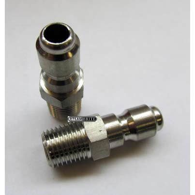 Karcher 3/8 Male Pipe X 3/8 Male Nipple Plug Pressure Washing Stainless Steel Quick Coupler 87071520 QD - 8.707-152.0
