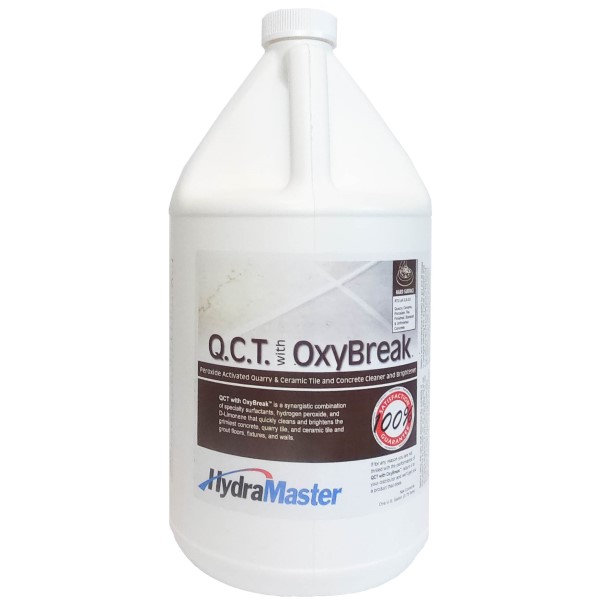 HydraMaster 950-155-B QCT with OxyBreak Quarry & Ceramic Tile and Concrete Cleaner and Brightener 4 x 1 gallon Case