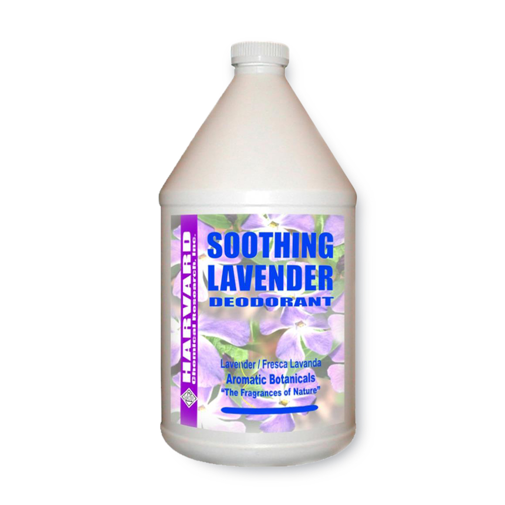 Harvard Chemical 74701 Soothing Lavender Aromatic Botanicals Concentrated Water Based Odor Control Deodorant One Gallon - H747