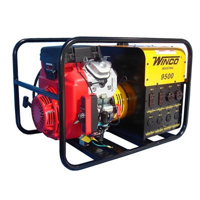 Winco W10000VE-03/B Industrial Portable Generators 10500/9500 Watt 120 Volt 18 HP Brigs Vangard /OHV Engine 24010-003