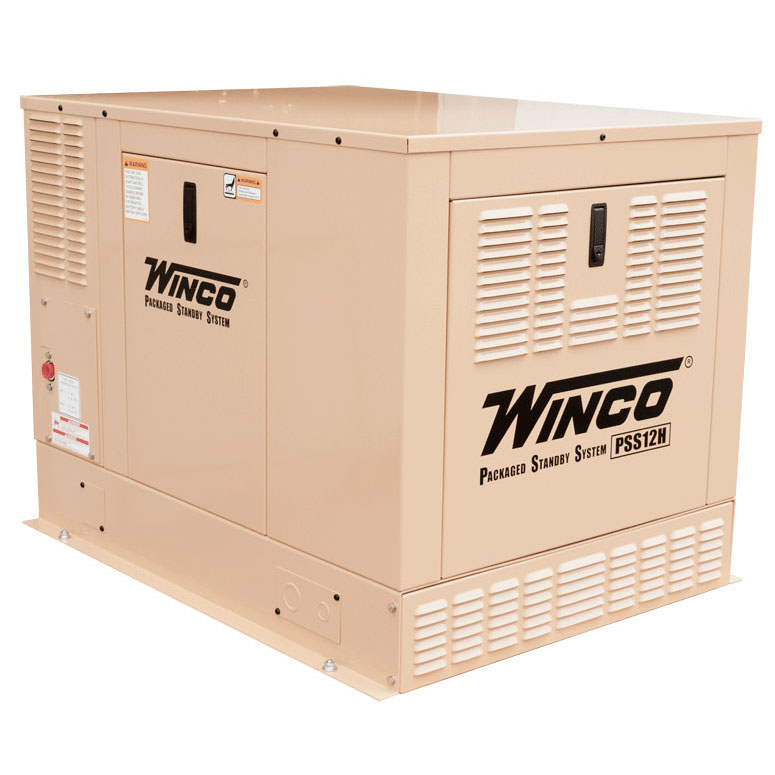 Winco PSS12H2W Solar Emergency Electrical Standby Generator Air Cooled Freight Included