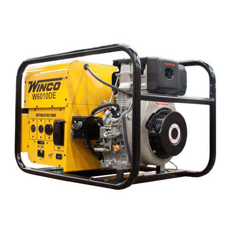 Winco W6010DE Portable Electrical Generator diesel Recoil Electric