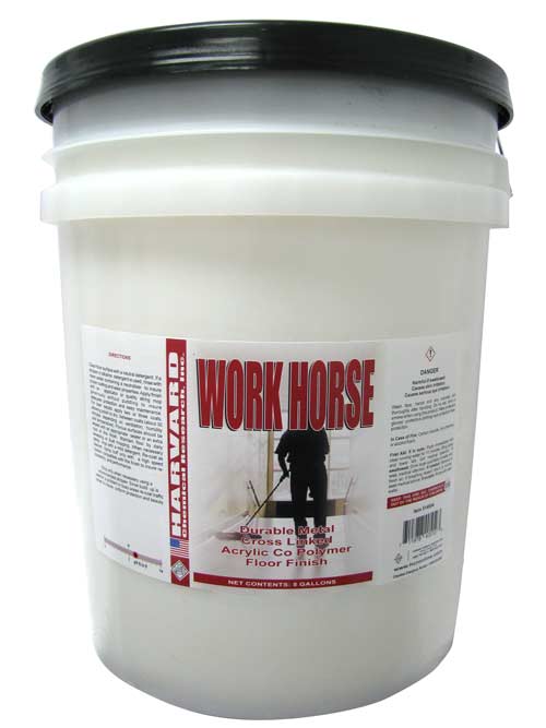 Harvard Chemical Work Horse Acrylic Floor Finish 5 Gallons 5149 GTIN 711978405123