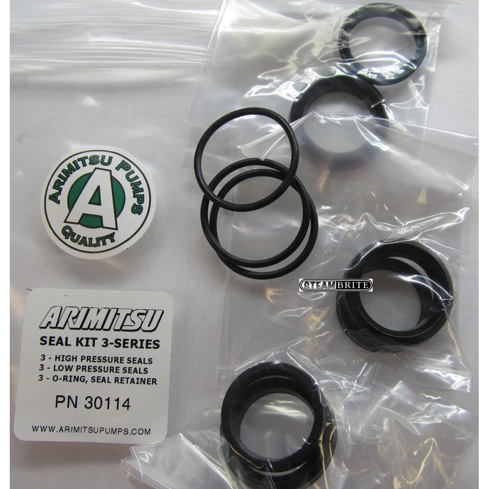 Arimitsu 30114, Seal Repair Kit, fits 313 series, Rebuilds 3 cylinders per kit, 3 series