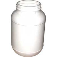 Clean Storm AX103 Wide Mouth 110-400 One gallon Plastic Jug Jar with Lid Natural Color