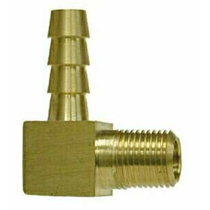 Clean Storm 32311 1/2in Mip x 1/2in Barbed Brass 90 Elbow Fitting