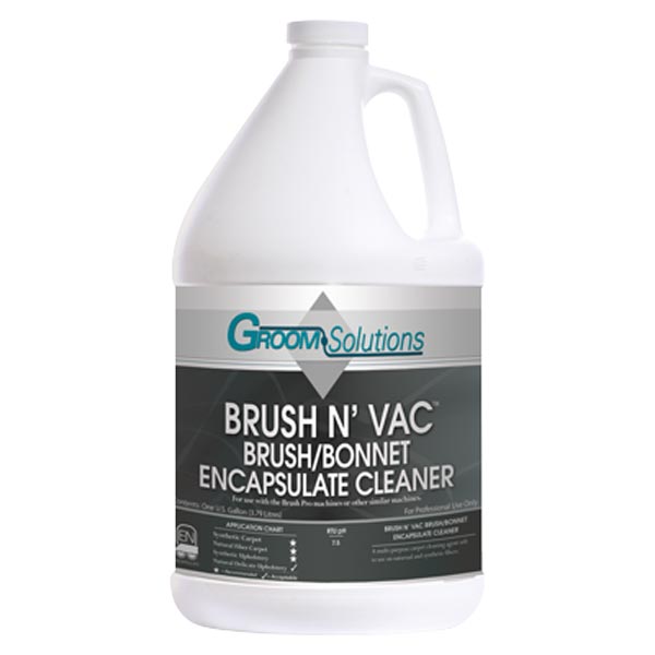 Groom Solutions CC33GL-4 Brush N Vac Encapsulation Cleaner 4 gallon Case