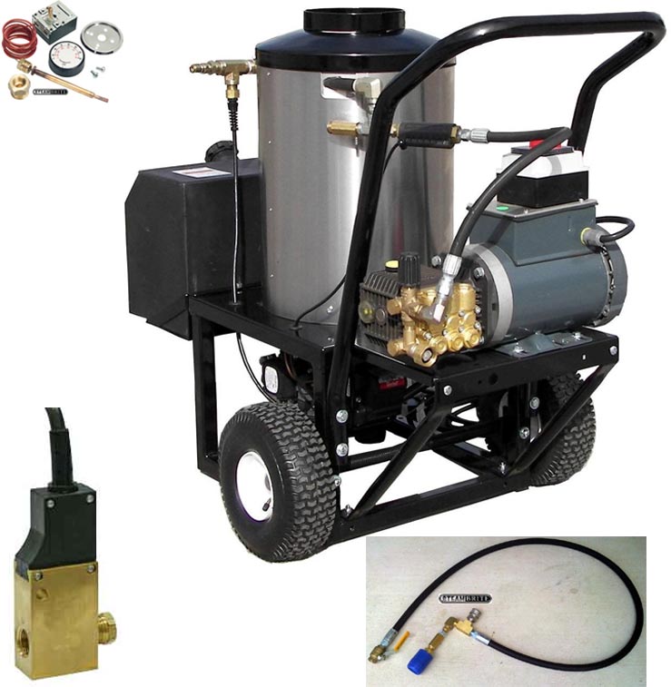 Pressure Pro 2115-15G1 2gpm 1500psi Electric Hot Pressure Washer Converted for Carpet Cleaning Work Too 20140111