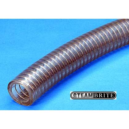 Pumptec 1/2in Id Pump Suction Hose Per Foot Clear Wire Spring Reinforced SHOSE-1-2PS