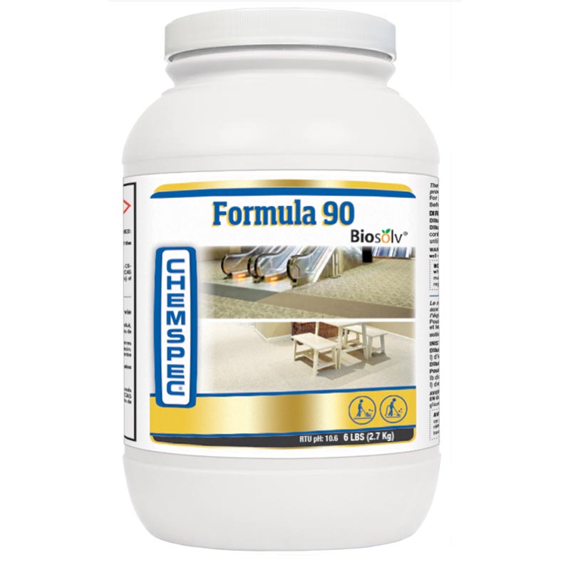 Chemspec C-PF9024 Formula 90 with Biosolv 105220 Original Traffic Lane Cleaner CASE 4/6 lbs Jars SKU 10091965010637