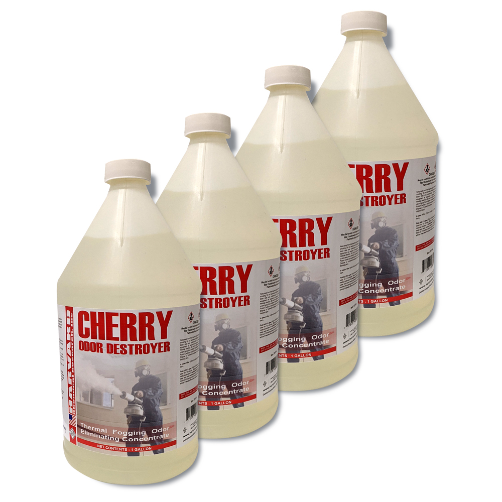 Harvard Chemical 701104 Cherry Odor Destroyer Thermal Fogging Odor Eliminating Concentrate 4/1 gallon Case HV121C