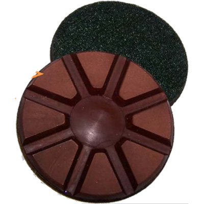 Husqvarna 533134301 Blastrack 3 Inch 8MM Copper Transitioning Polishing Pad For Scratch Removal 200 Grit Promo Code ENO_50% Off Applied All Sales Final Limited Stock