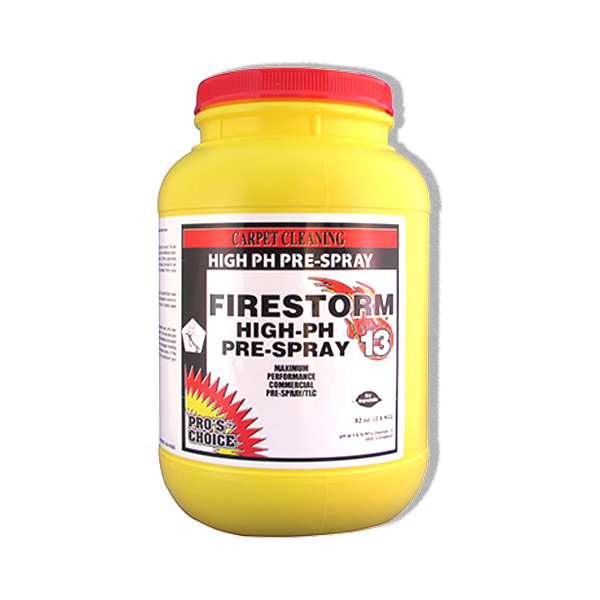 Pro's Choice 3054 FireStorm High pH Traffic Lane Cleaner and Prespray Powder 1 Jar - 078345003239