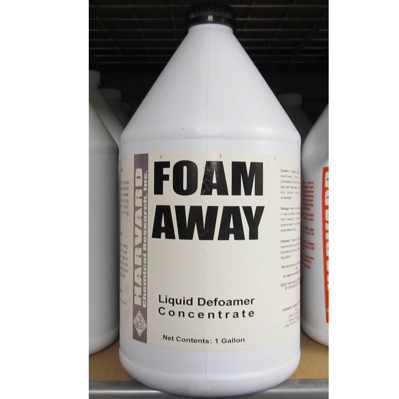 Harvard Chemical 511-4 Foam Away - Silicone Emulsion Defoamer - 4/1 Gallon Case