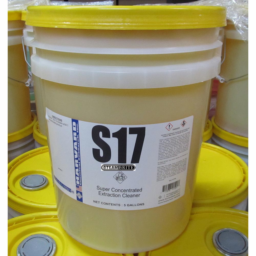 Harvard Chemical S17 Super Concentrated Extraction Cleaner 5 gallons (8 container minimum)