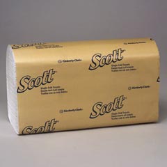 Kimberly Clark Scott Single Fold Towel White