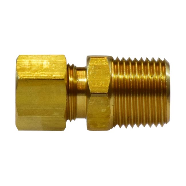 1/8 Mip X 3/16 Compression Male Brass Adapter 18177  68A-3A
