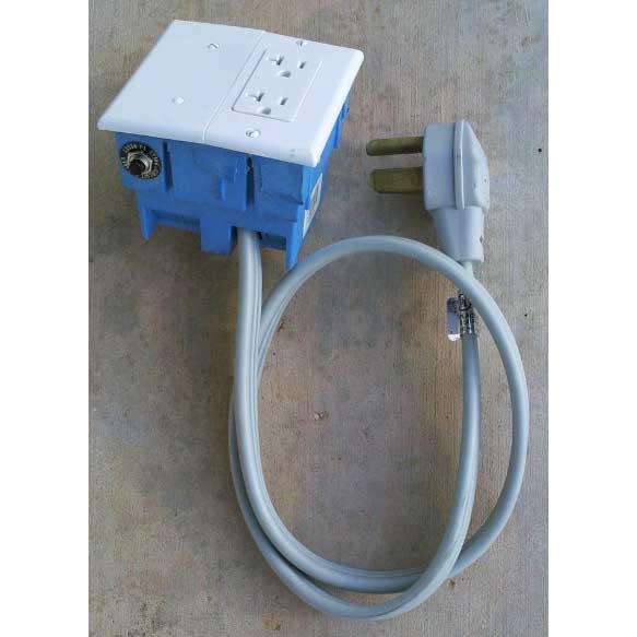 Electrical Converter 230 volt 3 wire/prong 30 amp TO 115 volt Single Gang with 25 amp Breakers (2 outlets) Adapter 5003A