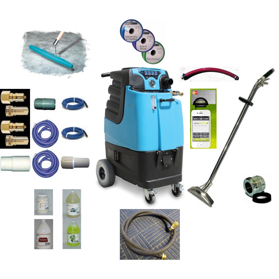Mytee LTD12 Speedster Tile and Carpet Cleaning Machine 12gal 1200psi Dual 3 Stage Vacs Auto Fill Auto Dump Basic Package [LTD12 B]