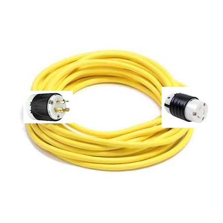 Extension Power Cord 230 Volt 50 ft 12 AWG 3 wire 12-3 AWG L6-20P X L6-20R E351 Freight Included For Husqvarna Grinders