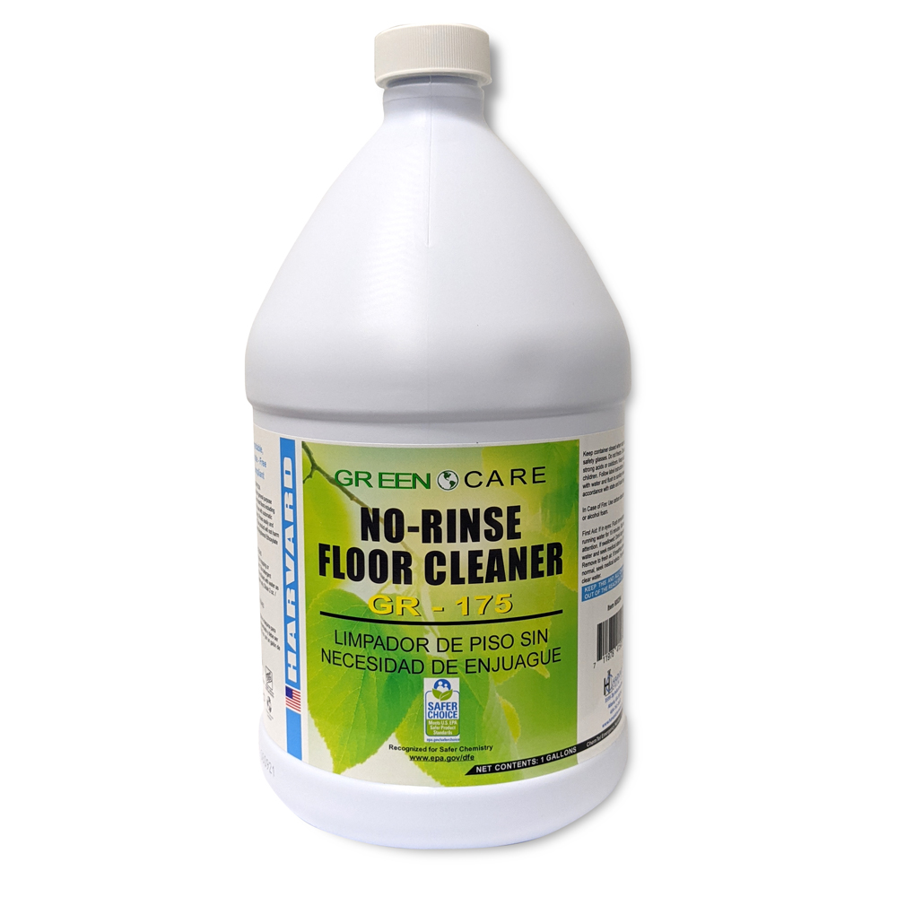 Harvard Chemical 600201 No Rinse Floor Cleaner GR-175 Green Care 1 Gallon - 6002