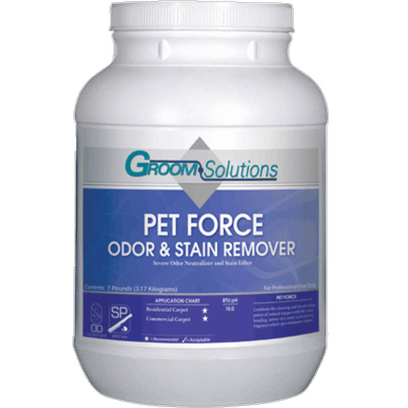 Groom Industries CD516A-C Pet Force Odor and Stain Eliminator 1 Case/ 4Jars