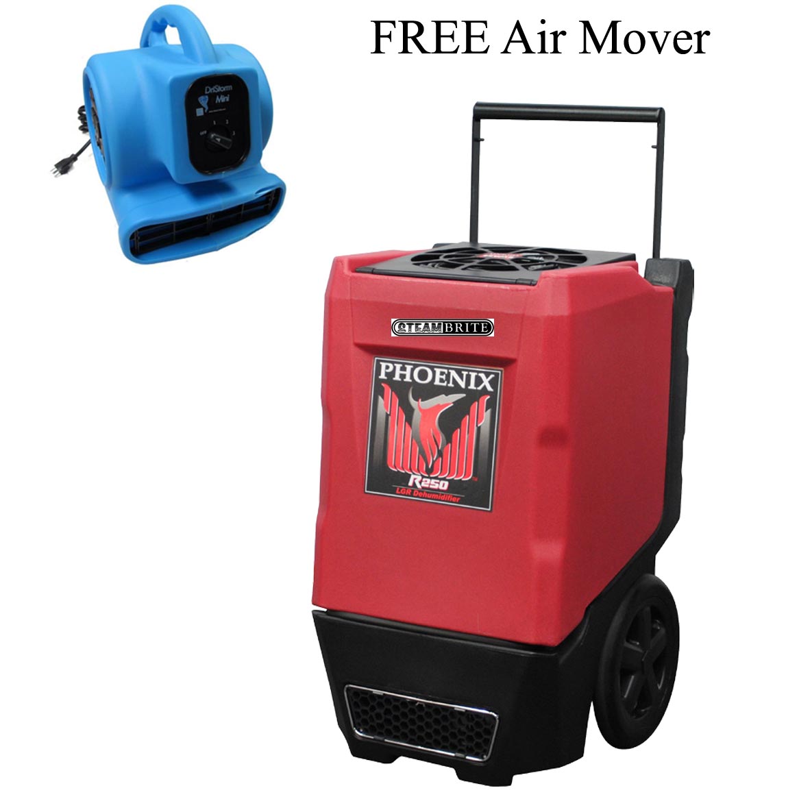 Phoenix R250 Industrial Restoration Dehumidifier- Red- 4034460 Air Mover Included