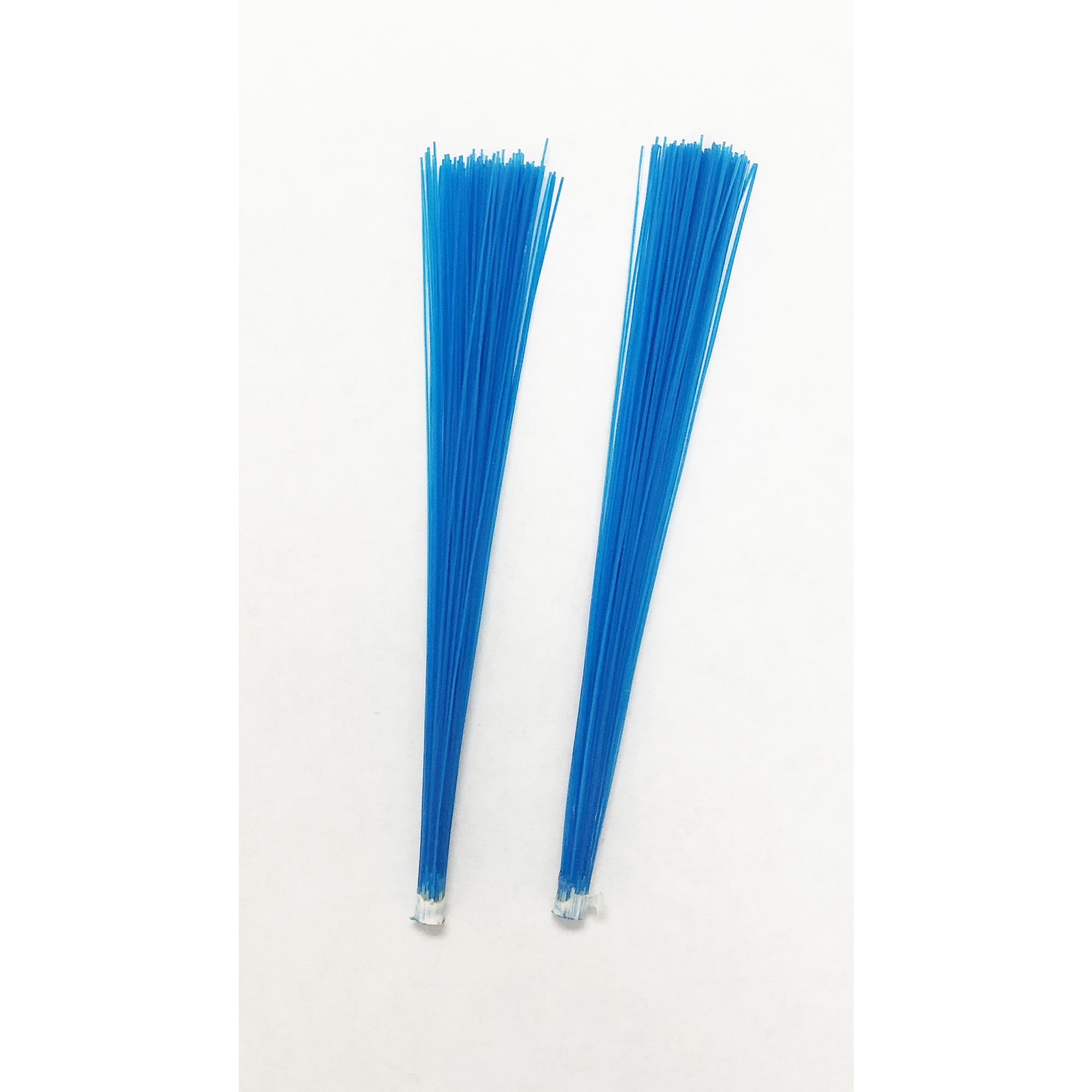 Clean Storm STE11104-11 Blue Plastic Whip Wiskers TurboBrite Tuft 5/32od 4.5in Trim .014 X Nylon Blue EACH No Aluminum Holder