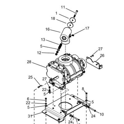 Gardner Denver DSL Sutorbilt Prochem Apex GTX Truckmount Vacuum Low Noise Blower Pump 86371970 - 8.637-197.0