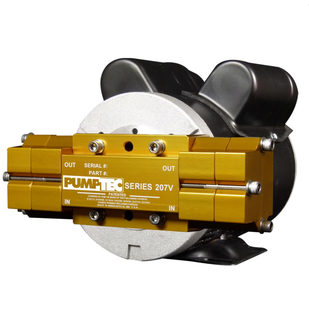 Pumptec 81149 Pump Motor 800psi Set 207V-135/M58 Dual voltage 120/230V Quad 3/8 PORTS GTIN 10679065074249