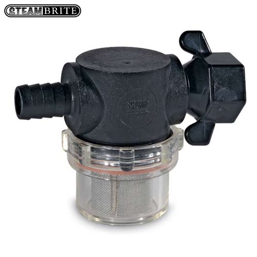 Shurflo 255-325 Swivel Nut Strainer filter X 1/2in Barbed Plastic